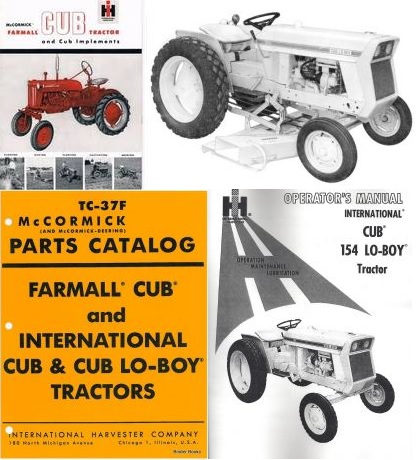 Shop IH Cub Tractor Manuals Now